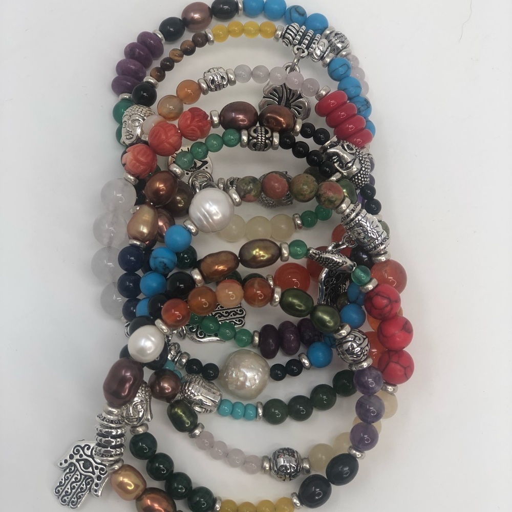 Handmade Jewelry Semi Precious Stones